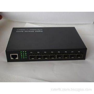 IEEE802.3 1000M 8 Port SFP Fiber Optic Switches , Port Trun